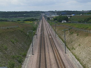 <span class="mw-page-title-main">High Speed 1</span> High-speed railway linking London with the Channel Tunnel