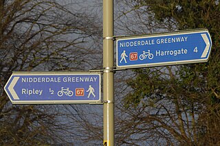 <span class="mw-page-title-main">National Cycle Route 67</span> Long distance cycle route running north-south through Yorkshire to the East Midlands.