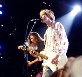 Cobain in 1992