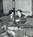 Kihachi Okamoto rechts, op 1 mei 1960 geboren op 17 februari 1924