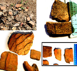 Archaeological finds from the 9th century BC, discovered by Isaac Luongo in the countryside of Santa Paolina (AV), Italy. Reperti Santa Paolina.jpeg