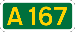 <span class="mw-page-title-main">A167 road</span> Road in north east England