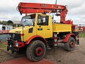 Unimog 1700 platóval és daruval