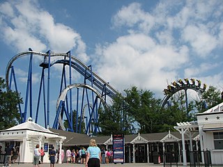 Afterburn (roller coaster) Inverted roller coaster at Carowinds