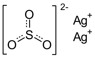 <span class="mw-page-title-main">Silver sulfite</span> Chemical compound