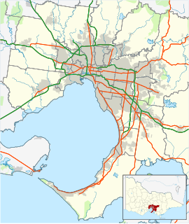 Australia Victoria metropolitan Melbourne location map.svg