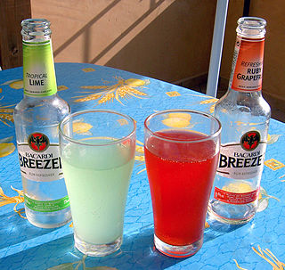 <span class="mw-page-title-main">Alcopop</span> Flavored beverage with relatively low alcohol content