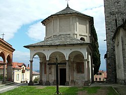 The church retains its ancient dedication to Ss Gervasio and Protasio