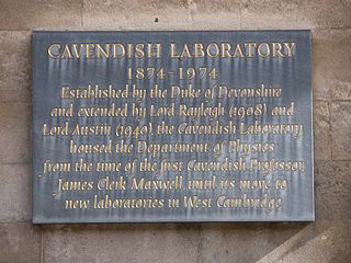 <span class="mw-page-title-main">Cavendish Laboratory</span> University of Cambridge Physics Department