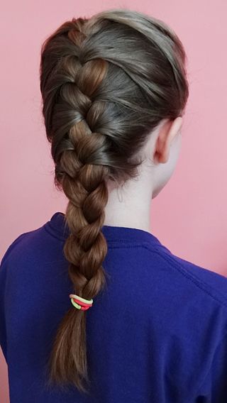 <span class="mw-page-title-main">French braid</span> Type of braid