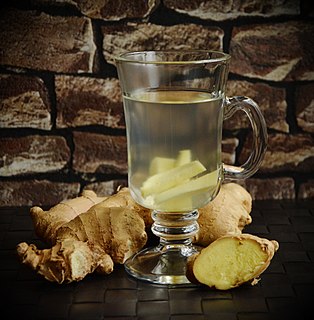 Ginger tea Tea beverage made from ginger root