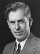 Voormalig Minister van Landbouw Henry Wallace uit Iowa Democratische Partij