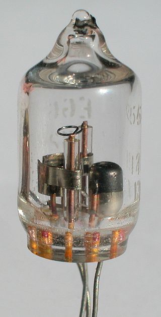 <span class="mw-page-title-main">Krytron</span> Gas-filled tube used as a high-speed switch