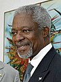 Kofi Annan, secretarul general al Națiunilor Unite, laureat Nobel