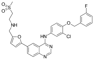 <span class="mw-page-title-main">Lapatinib</span> Cancer medication