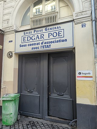 <span class="mw-page-title-main">Lycée Edgar-Poe</span> Independent school in Paris, Île-de-France, France