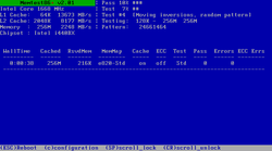 Screenshot of Memtest86+