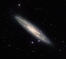 Spirální galaxie NGC 253. Autor: ESO.