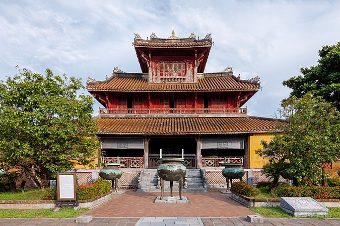 The Pavilion of Splendour, imperial city of Huế, Vietnam.