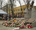 Monument to the victims of Communism (bronze), 2009, exhibition in Łódź, Poland