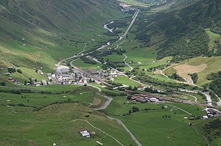 <span class="mw-page-title-main">Realp railway station</span> Metre gauge station in the Canton of Uri, Switzerland