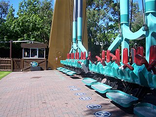 <span class="mw-page-title-main">Rush (Thorpe Park)</span> Screamin Swing flat ride