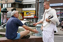 Russian Hare Krishna Devotee on Sankirtan.jpg