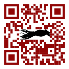 QR code that includes a shortened URL to the resource page