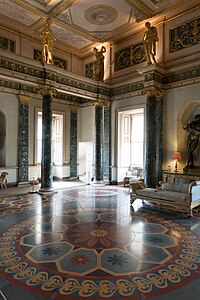 Neoclassical Ionic columns at Syon House, London, by Robert Adam, c.1761-1765[30]