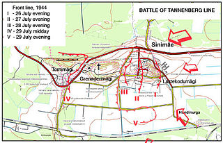 <span class="mw-page-title-main">Battle of Tannenberg Line</span> Battle of World War II