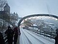 Toboggan at Terrasse Dufferin