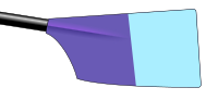 Image showing the rowing club's blade colours