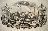 Usine Le Gavrian en 1855