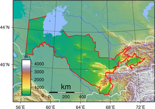 <span class="mw-page-title-main">Geology of Uzbekistan</span> Geology of Uzbekistan, an west Asian nation