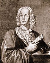 Engraved portrait of Antonio Vivaldi (1725)