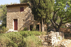 Cabanon de Paul Cézanne dans les carrières de Bibémus.