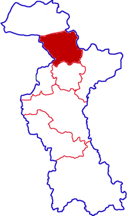 Location in Zibo