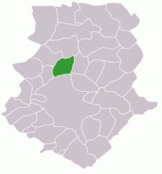 Location in Ilfov County