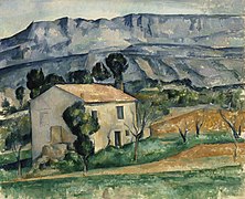 Maison devant la Sainte-Victoire près de Gardanne, par Paul Cézanne, Indianapolis Museum of Art