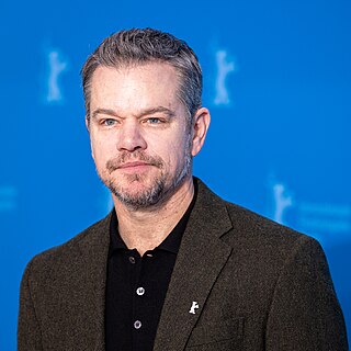 <span class="mw-page-title-main">Matt Damon</span> American actor (born 1970)