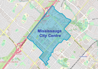 <span class="mw-page-title-main">Mississauga City Centre</span> Downtown in Ontario, Canada