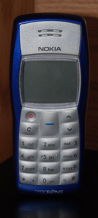 <span class="mw-page-title-main">Nokia 1100</span> 2003 mobile phone produced by Nokia