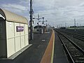 Northbound view from Platform 1, January 2015