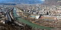 Panorama von Bozen mit Drusus-Stadion (2009)