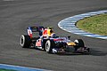 Webber testing at Jerez, February