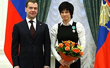 Светлана Слепцова в Кремле (март 2010 года)