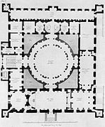 Planta de Robert Adam para la reconstrucción de Syon House