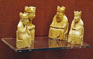 <span class="mw-page-title-main">Lewis chessmen</span> Group of 12th-century chess pieces