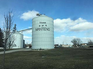 <span class="mw-page-title-main">Manteno, Illinois</span> Village in Illinois, United States