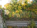 Site of Wolvercote Halt railway station in November 2010